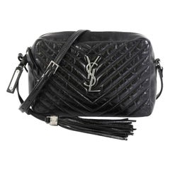 Saint Laurent Lou Camera Bag Matelasse Chevron Leather Small