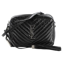 Saint Laurent Lou Camera Bag Matelasse Chevron Leather Small