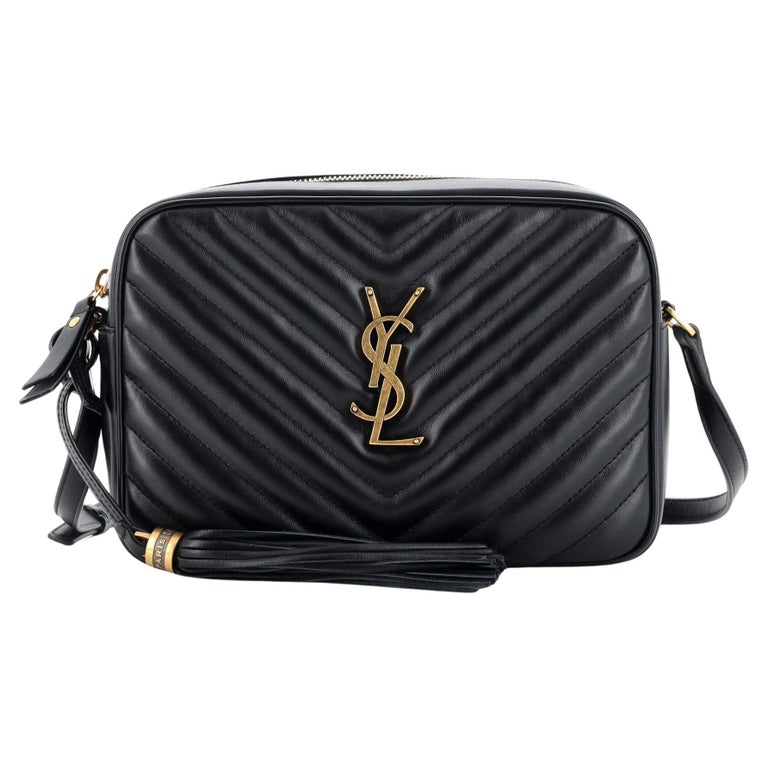 Saint Laurent Chevron Lou Belt Bag Black  Bags, Ysl crossbody bag, Saint  laurent handbags