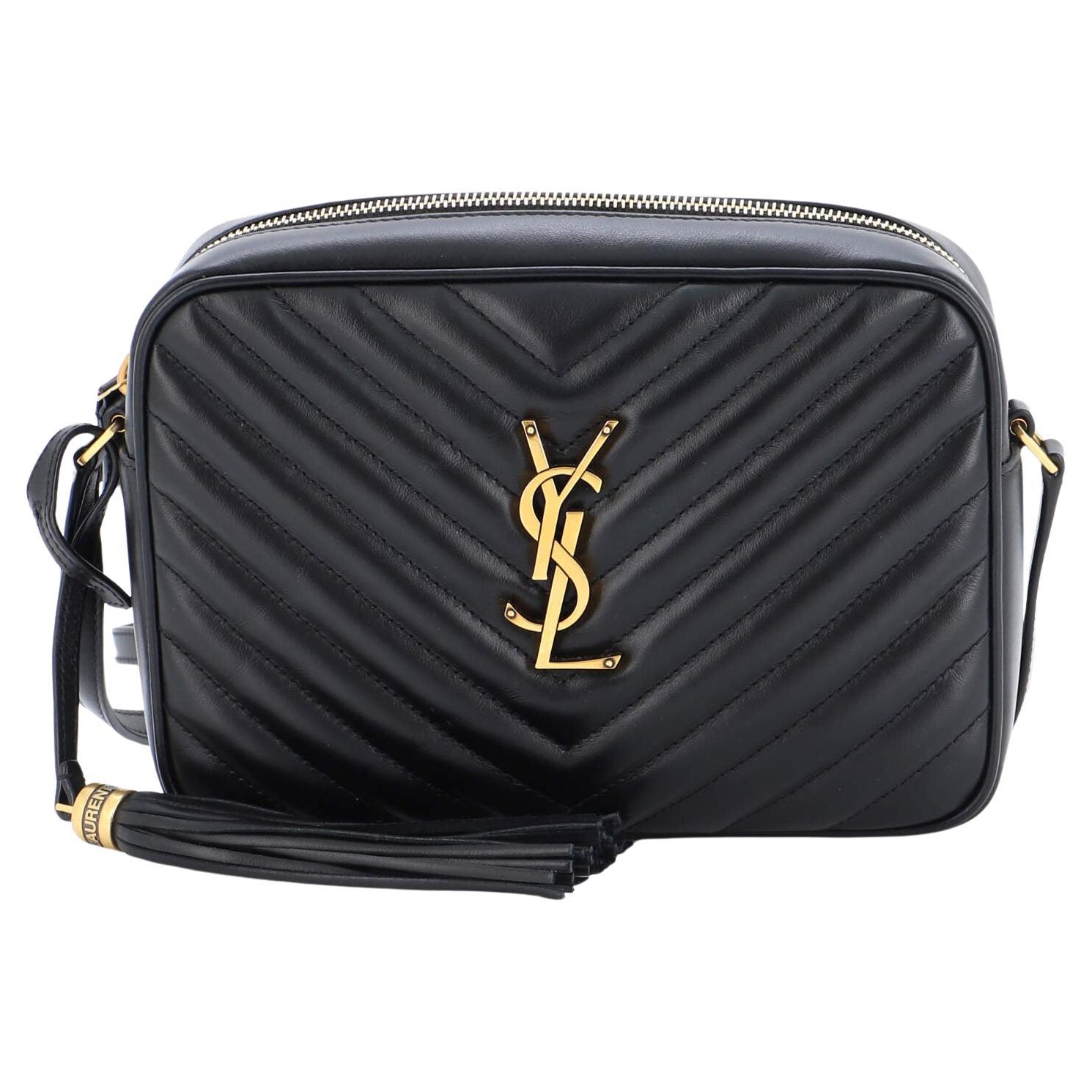 Saint Laurent Lou Camera Bag Raffia Small at 1stDibs