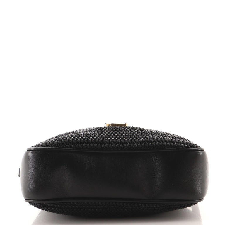 Saint Laurent Lou Camera Bag Woven Raffia Small at 1stDibs