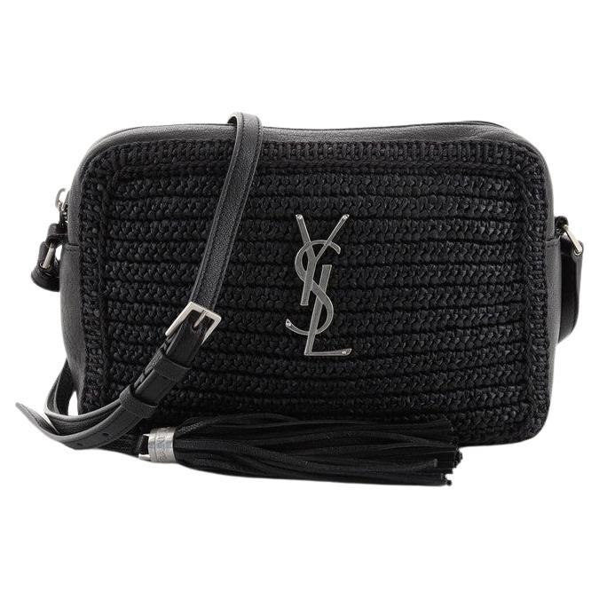 NWOT YSL Saint Laurent Lou Camera Bag in Dark Beige For Sale at 1stDibs