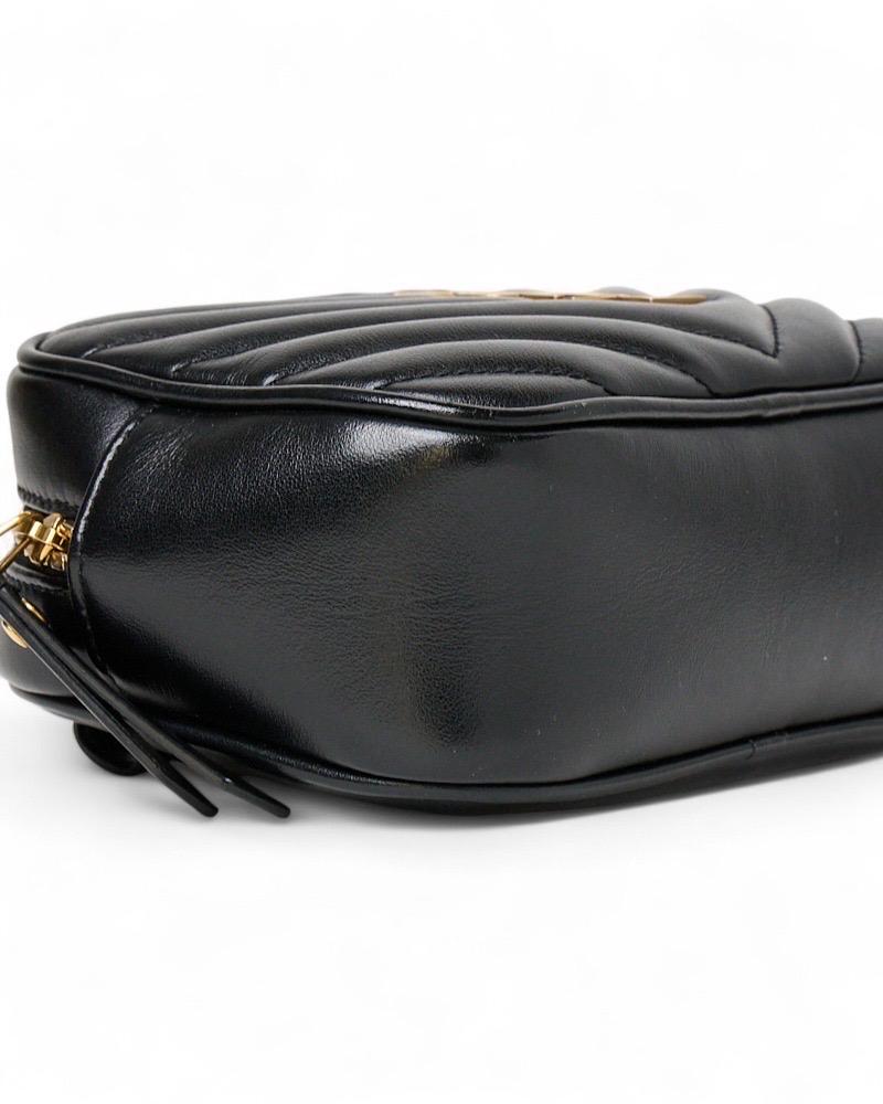 Saint Laurent Lou Marsupio Small Matelassè Nero in vendita 7