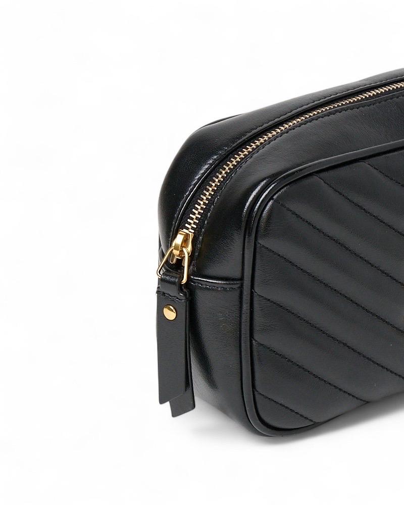Saint Laurent Lou Marsupio Small Matelassè Nero in vendita 16