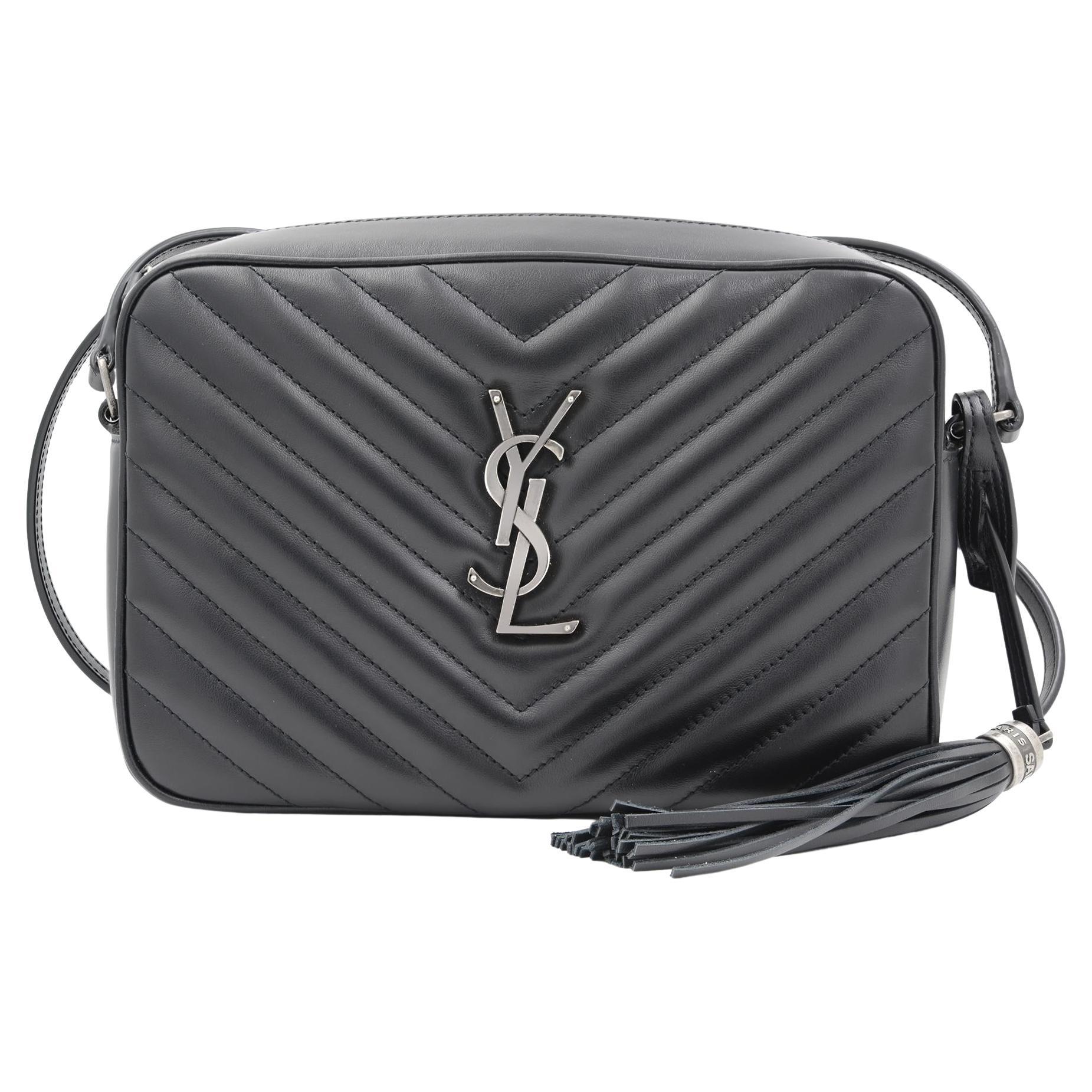 Saint Laurent YSL Women Monogramme Coeur Bag in Canvas and Vintage Leather