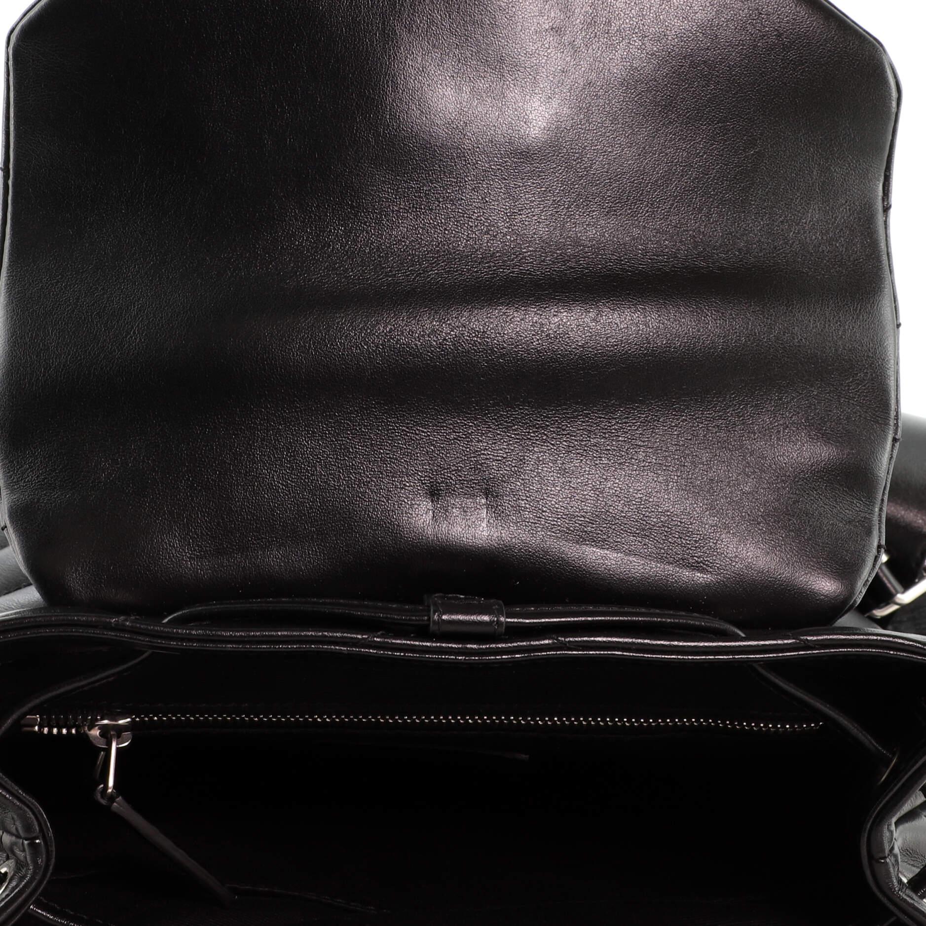 Saint Laurent LouLou Backpack Matelasse Chevron Leather Small 1