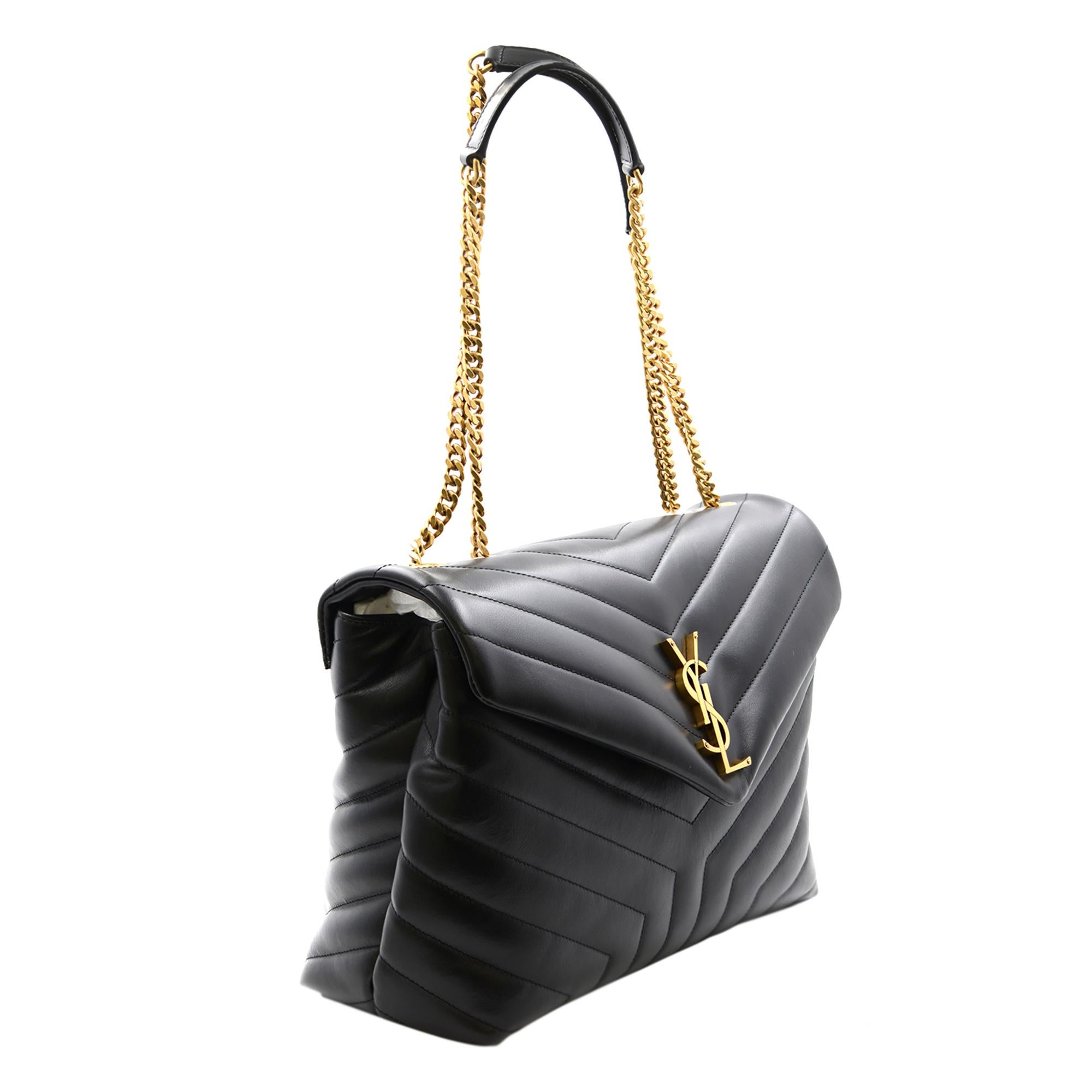 loulou small bag in matelasse y leather