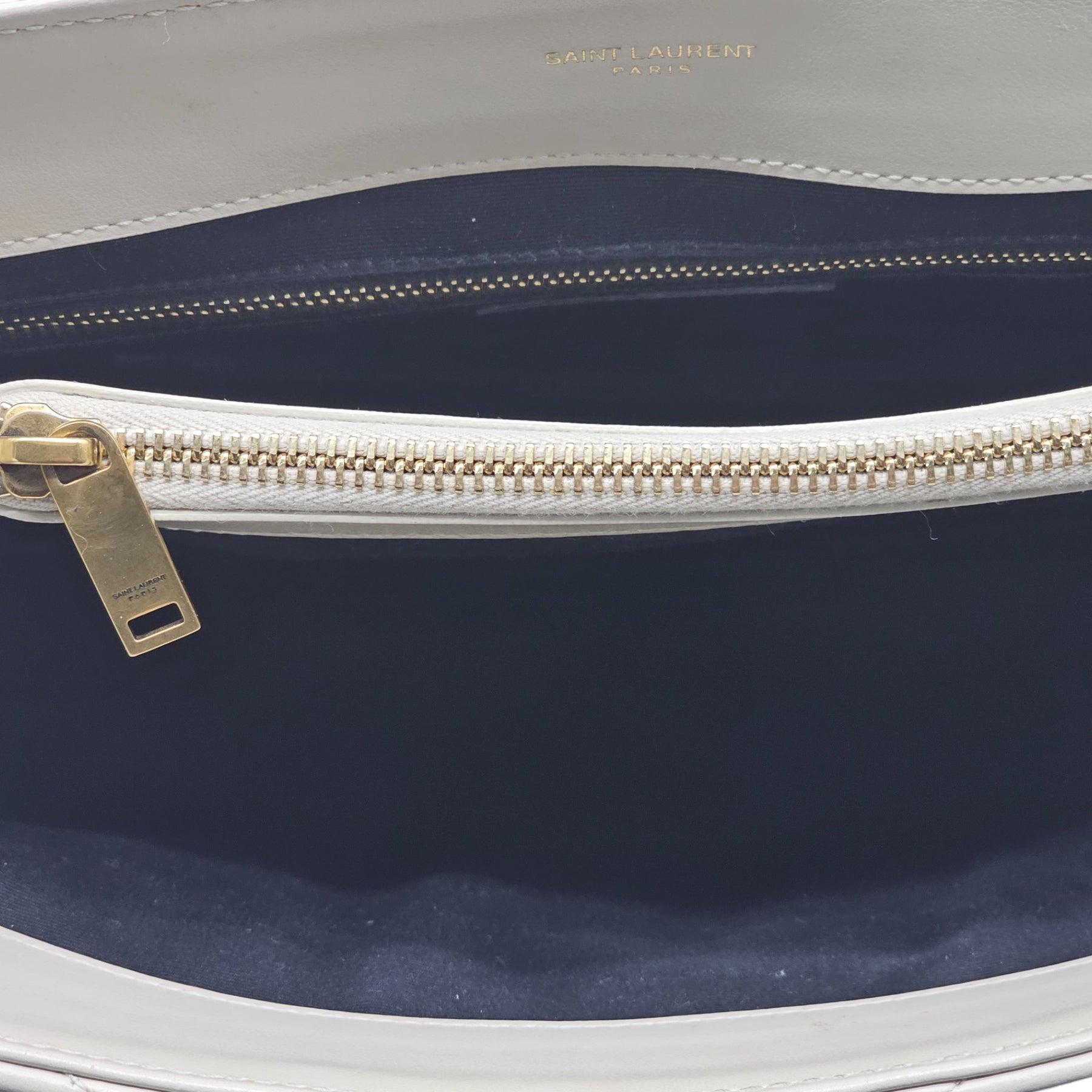 Bolso Mediano Saint Laurent Loulou Marfil en Excelente estado para la venta en Los Angeles, CA