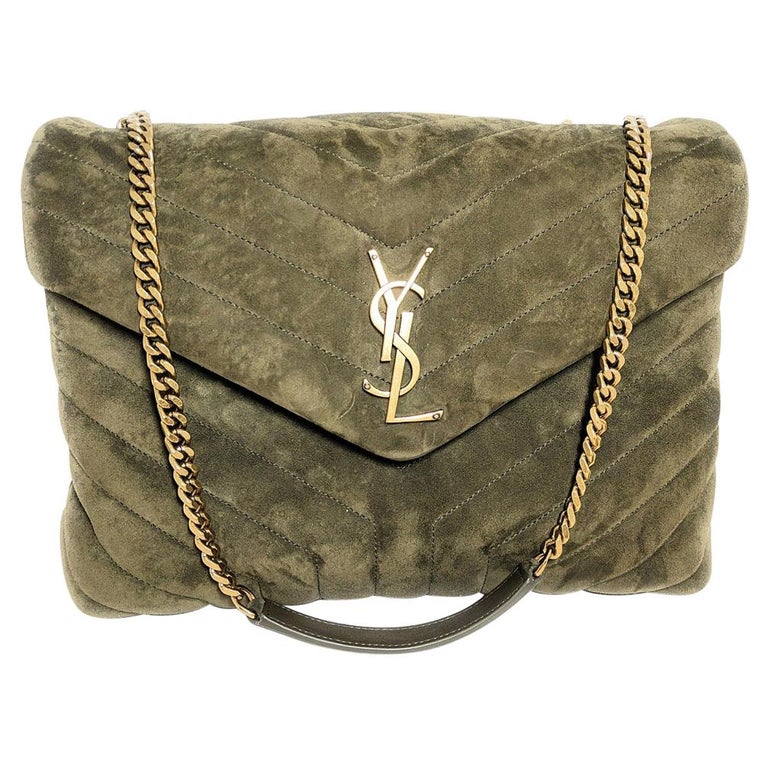 Saint Laurent Monogram Ysl V-Flap Shoulder Bag