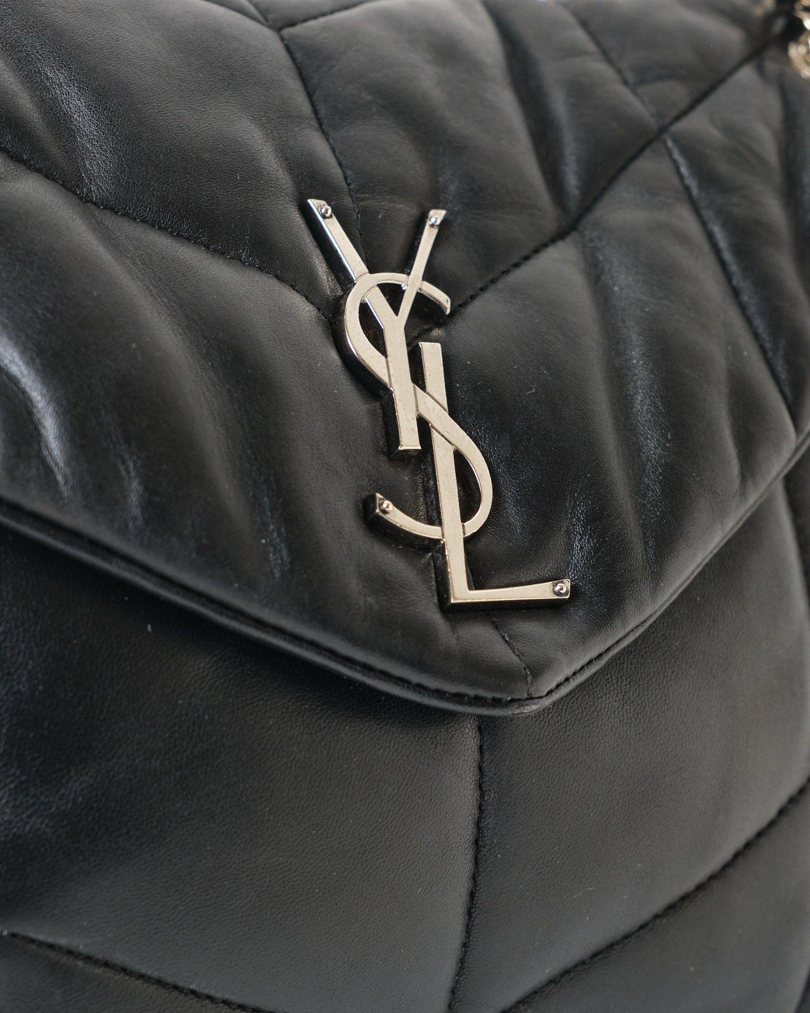 Saint Laurent LouLou Puffer Medium Black 8