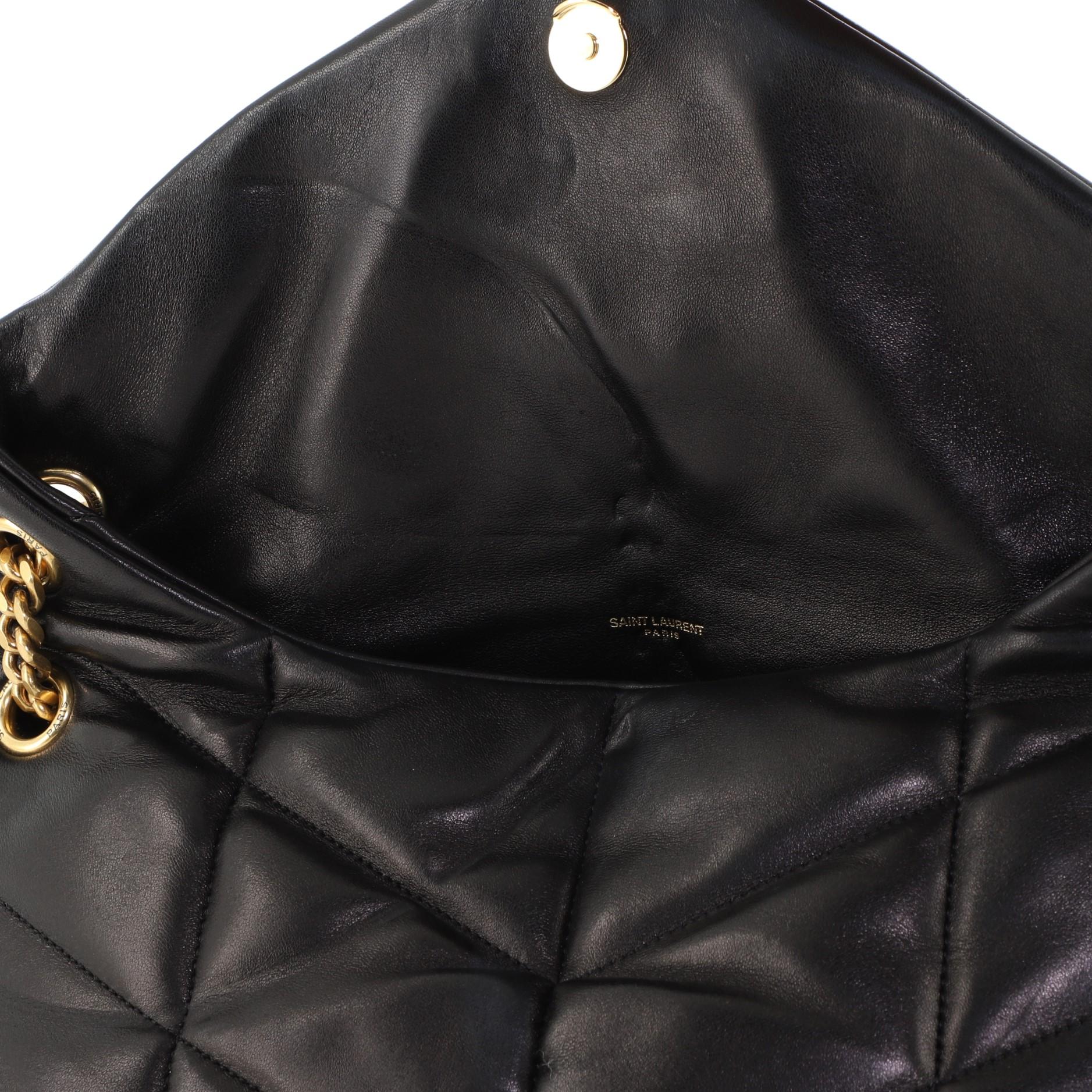 Women's or Men's Saint Laurent LouLou Puffer Shoulder Bag Quilted Leather Medium