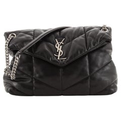 Saint Laurent LouLou Puffer Shoulder Bag Quilted Leather Medium