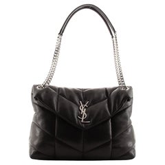Sac à bandoulière Saint Laurent LouLou en cuir matelassé Moyen