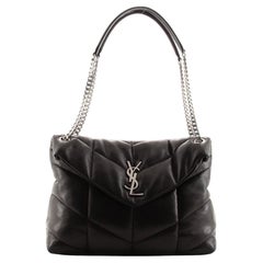 Saint Laurent LouLou Puffer Shoulder Bag Quilted Leather Medium