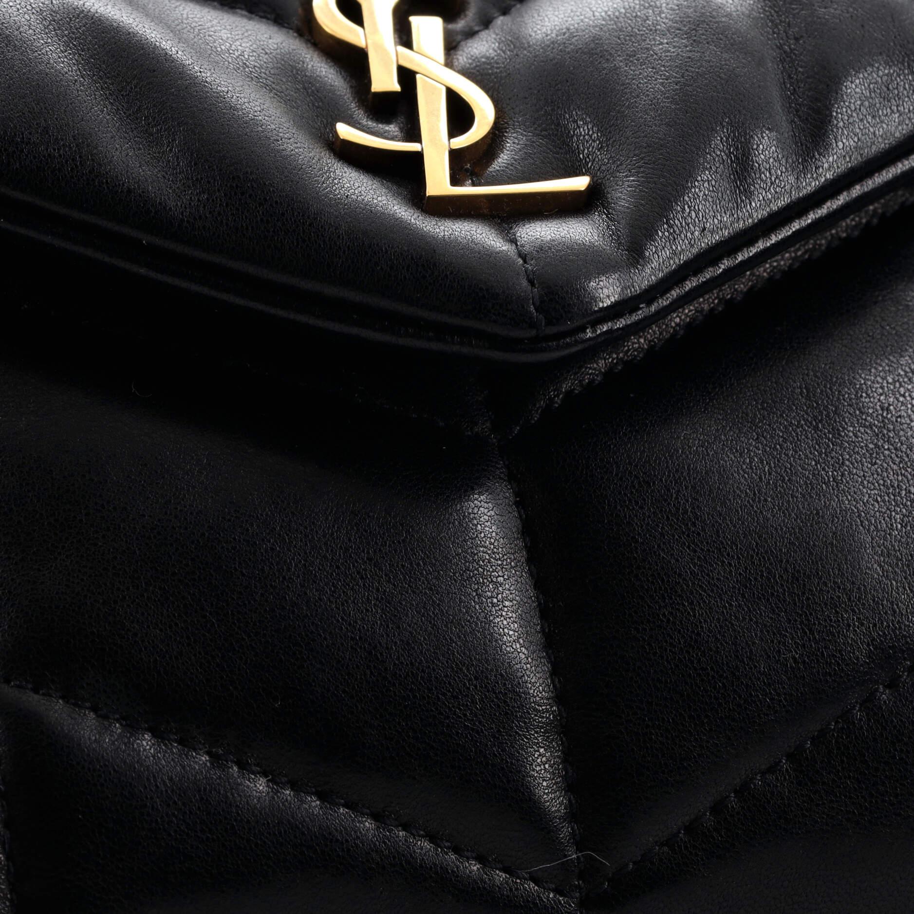 Saint Laurent Loulou Puffer Shoulder Bag Quilted Leather Mini 3