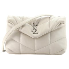 Saint Laurent LouLou Puffer Shoulder Bag Quilted Leather Mini
