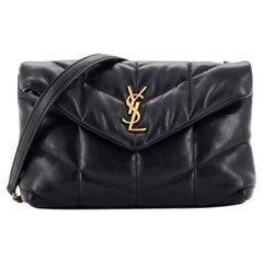 Saint Laurent Loulou Puffer Shoulder Bag Quilted Leather Mini