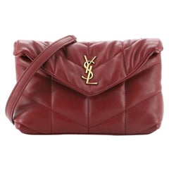 Saint Laurent LouLou Puffer Shoulder Bag Quilted Leather Small