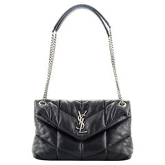 Saint Laurent LouLou Puffer Shoulder Bag Quilted Leather Small