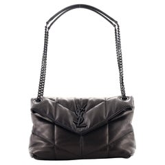 Saint Laurent LouLou Puffer Shoulder Bag Quilted Leather Small