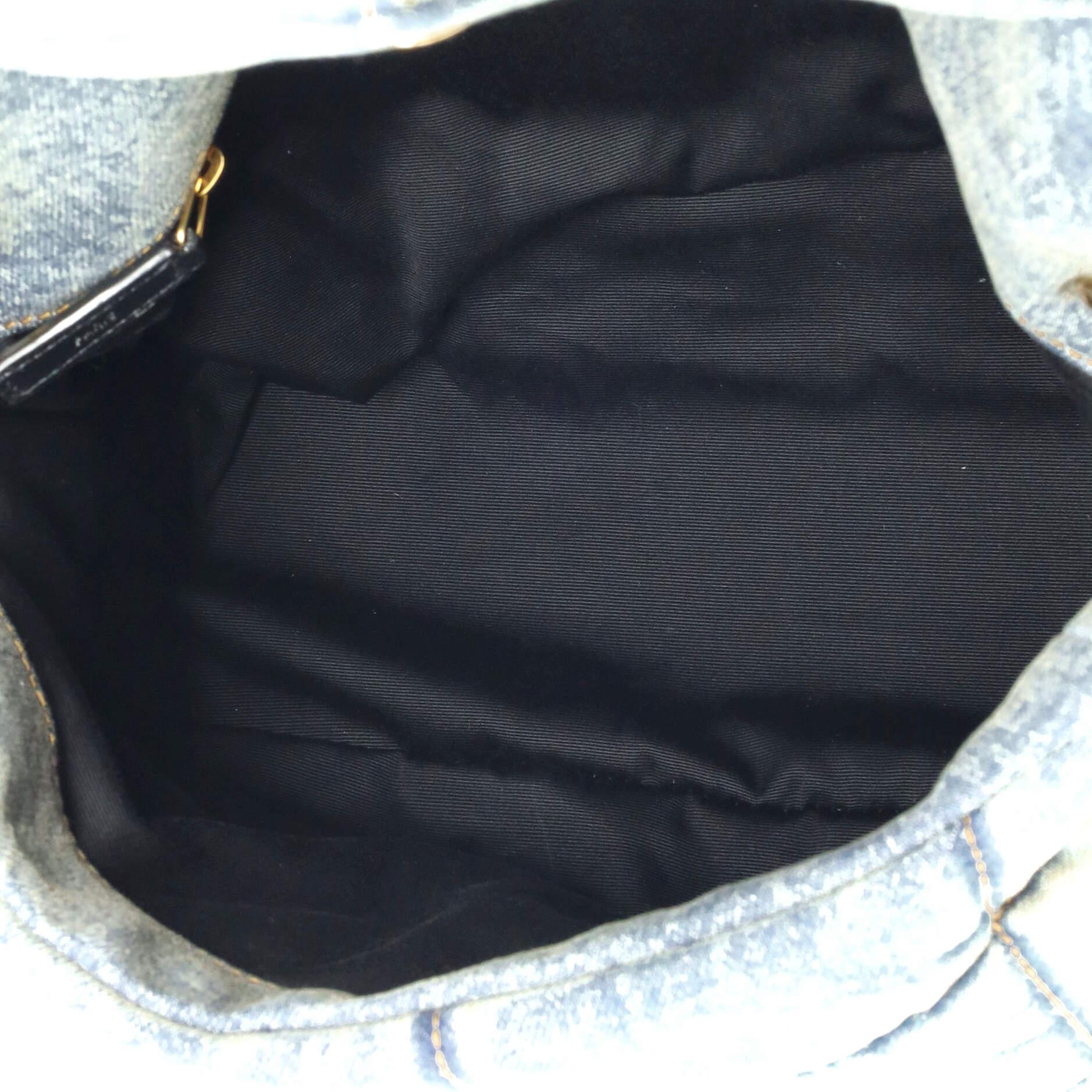 Saint Laurent Loulou Puffer Shoulder Bag Quilted Vintage Denim Medium 1