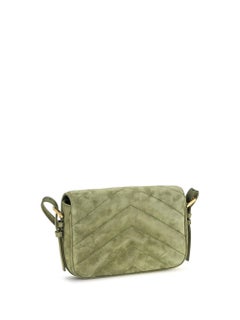 Saint Laurent LouLou Shoulder Bag — Green