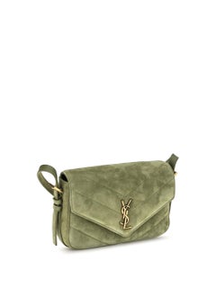 Saint Laurent LouLou Shoulder Bag — Green