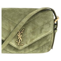 Saint Laurent LouLou Shoulder Bag — Green
