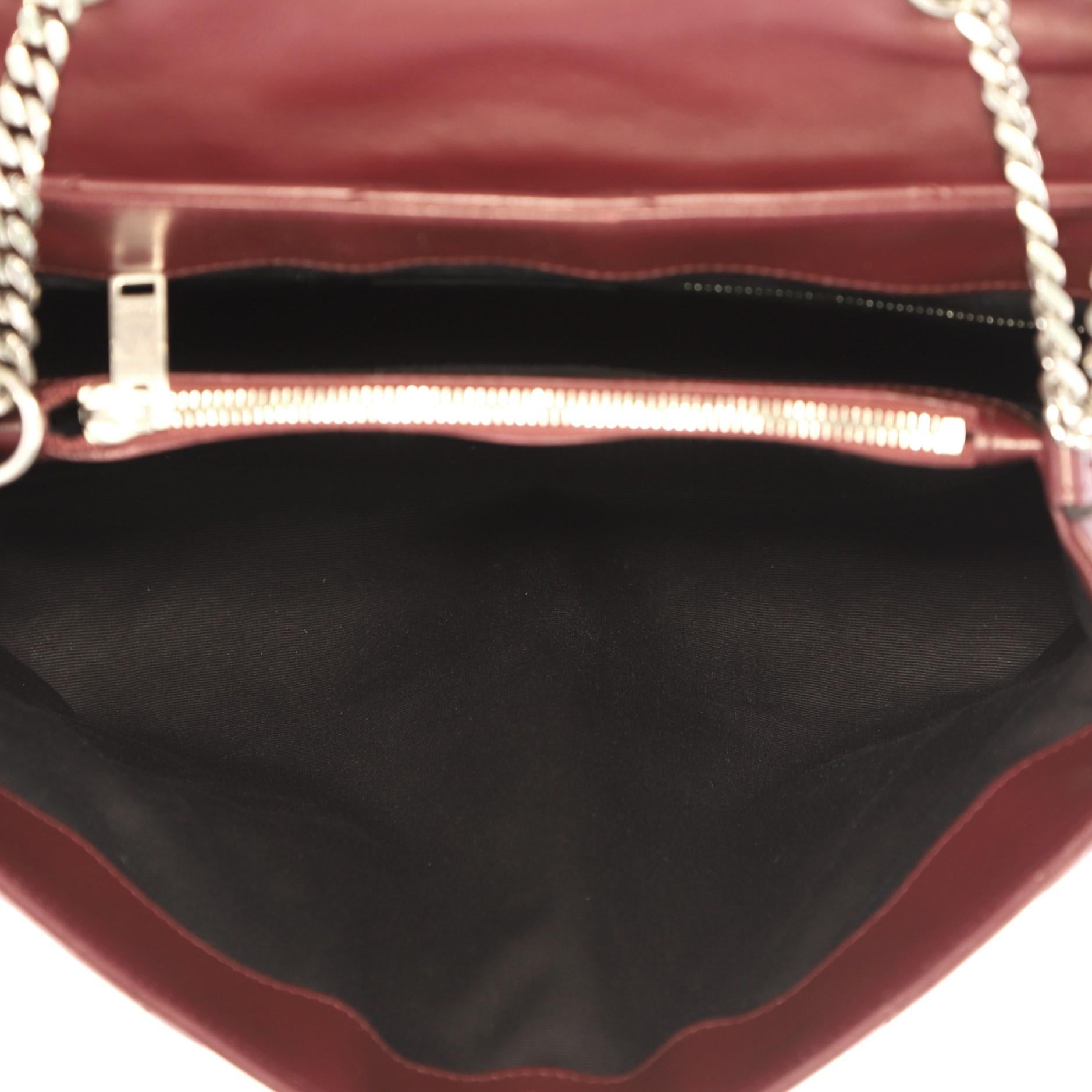 Saint Laurent LouLou Shoulder Bag Matelasse Chevron Leather Medium 3