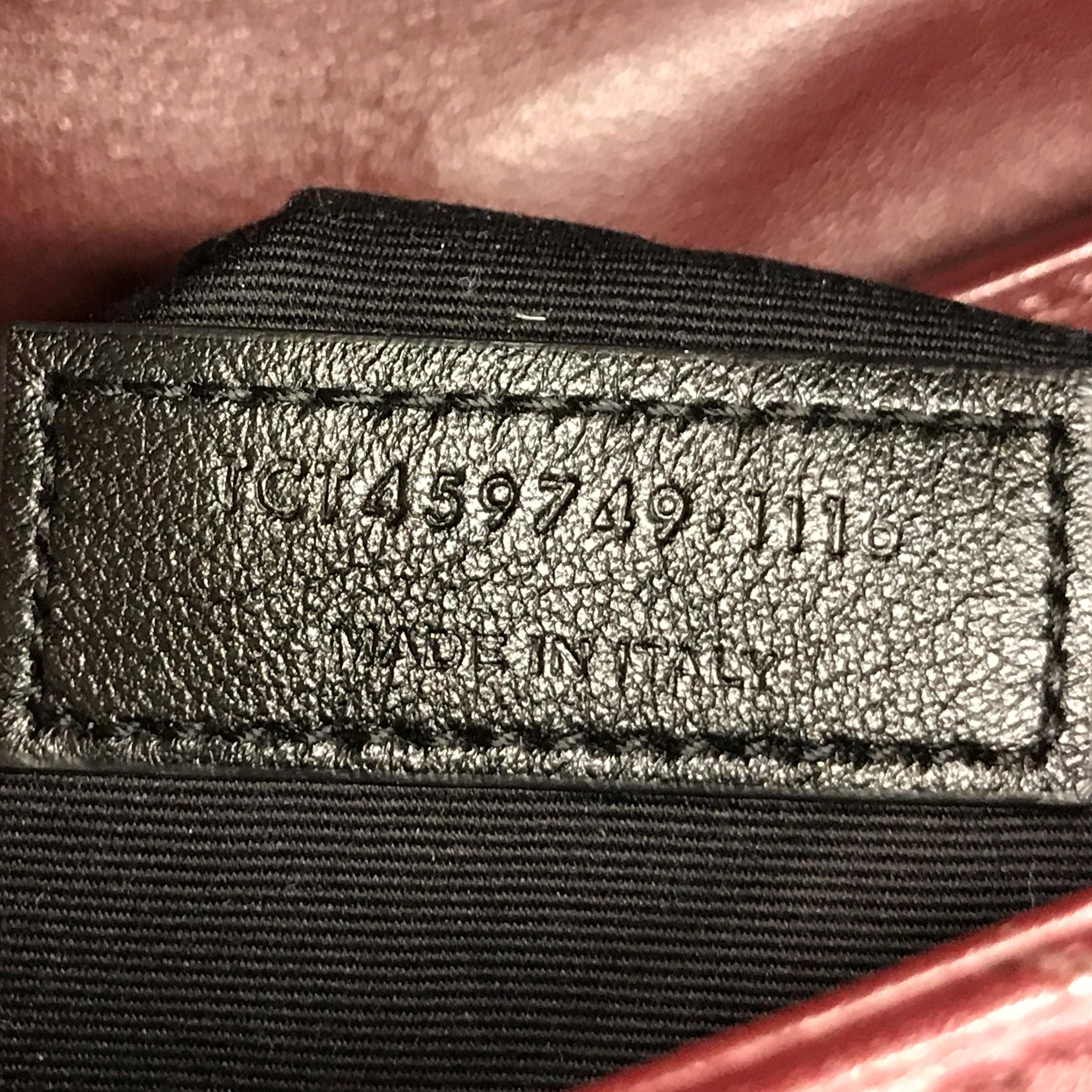 Saint Laurent LouLou Shoulder Bag Matelasse Chevron Leather Medium 4