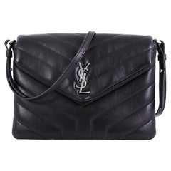 Saint Laurent LouLou Shoulder Bag Matelasse Chevron Leather Small