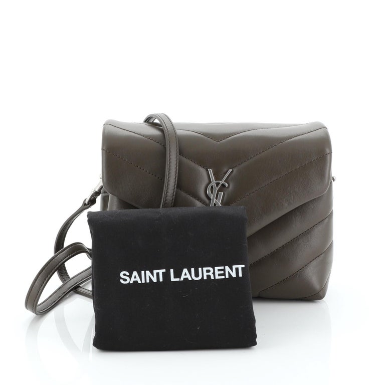 Saint Laurent Loulou Shoulder Bag - Neutrals