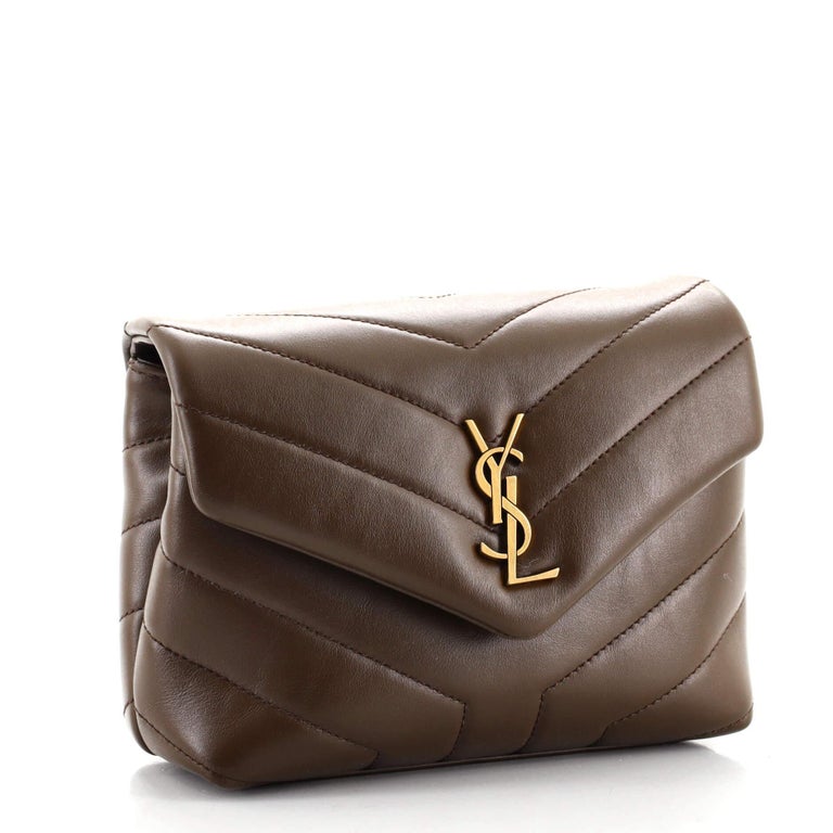 Saint Laurent LouLou Shoulder Bag Matelasse Chevron Leather Toy at 1stDibs