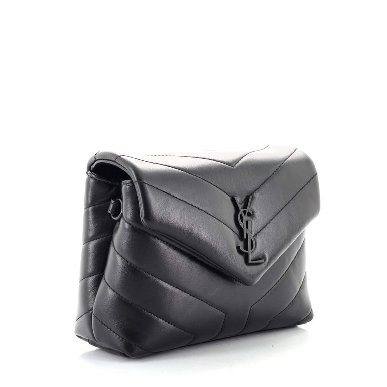 Saint Laurent LouLou Shoulder Bag Matelasse Chevron Leather Toy For