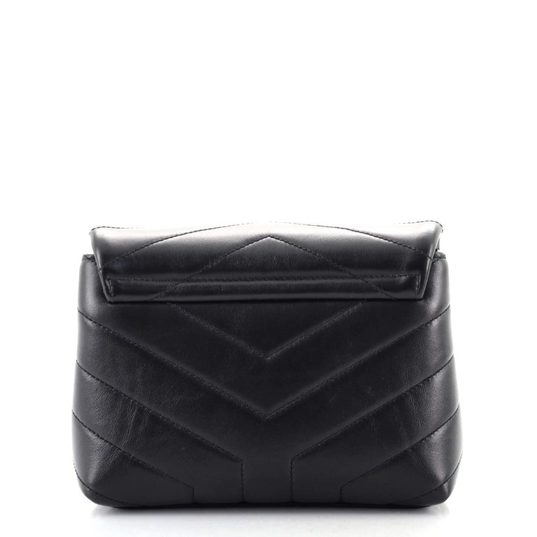 Saint Laurent LouLou Shoulder Bag Matelasse Chevron Leather Toy For