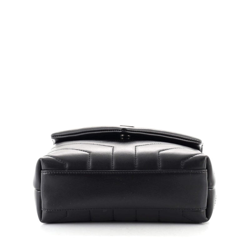 Saint Laurent LouLou Shoulder Bag Matelasse Chevron Leather Toy at 1stDibs