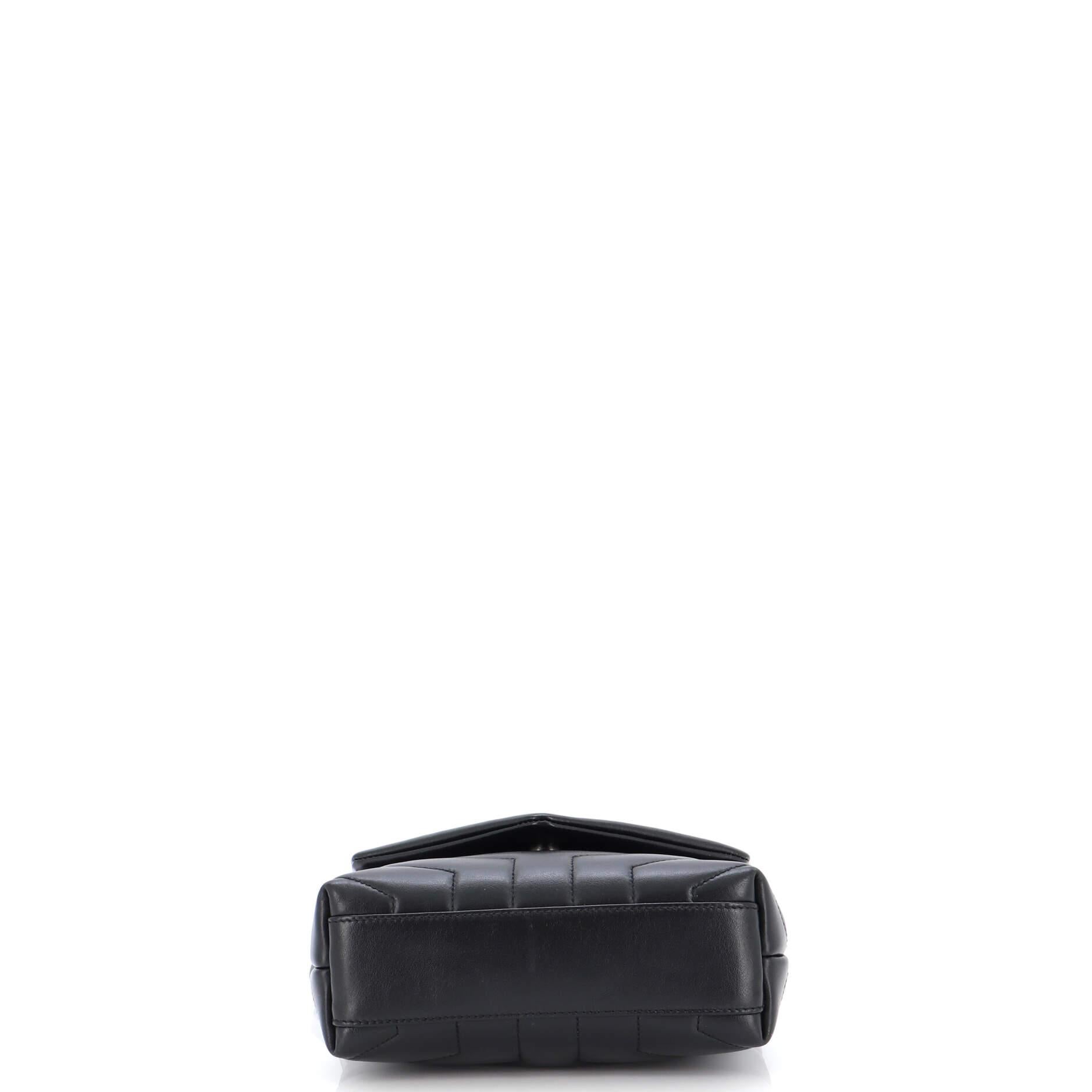 Saint Laurent Loulou Shoulder Bag Matelasse Chevron Leather Toy 1