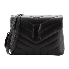 Saint Laurent LouLou Shoulder Bag Matelasse Chevron Leather Toy