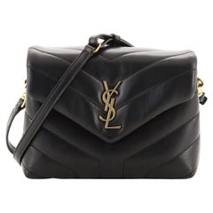 Saint Laurent LouLou Shoulder Bag Matelasse Chevron Leather Toy