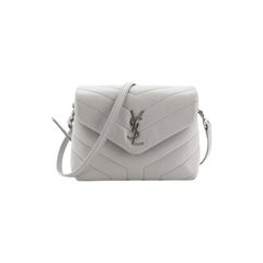 Saint Laurent LouLou Shoulder Bag Matelasse Chevron Leather Toy