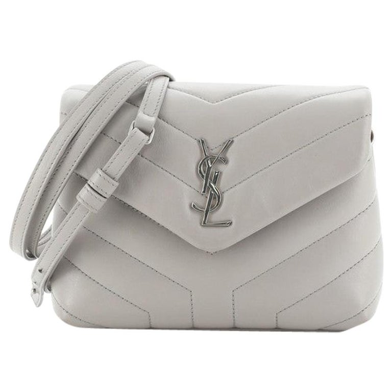 Saint Laurent LouLou Shoulder Bag Matelasse Chevron Leather Toy at 1stDibs