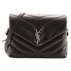 Saint Laurent LouLou Shoulder Bag Matelasse Chevron Leather Toy