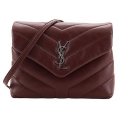 Saint Laurent LouLou Shoulder Bag Matelasse Chevron Leather Toy