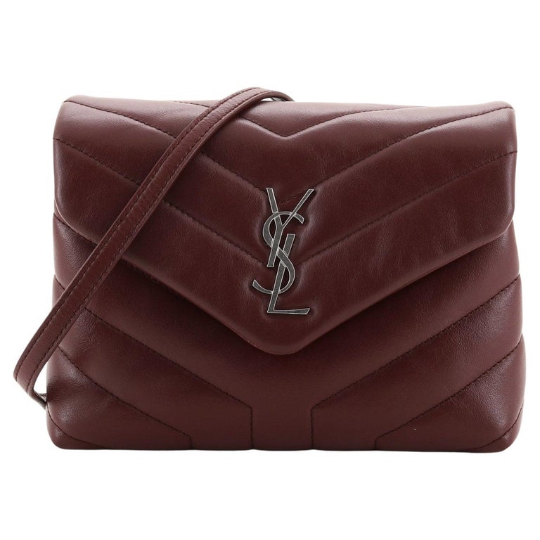Saint Laurent LouLou Shoulder Bag Matelasse Chevron Leather Toy at 1stDibs