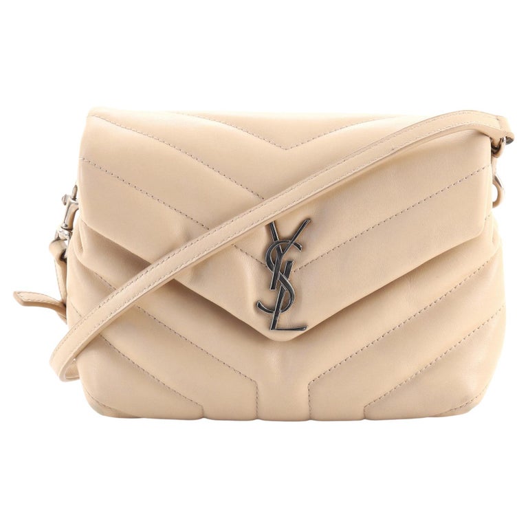 Saint Laurent LouLou Shoulder Bag Matelasse Chevron Leather Toy at 1stDibs
