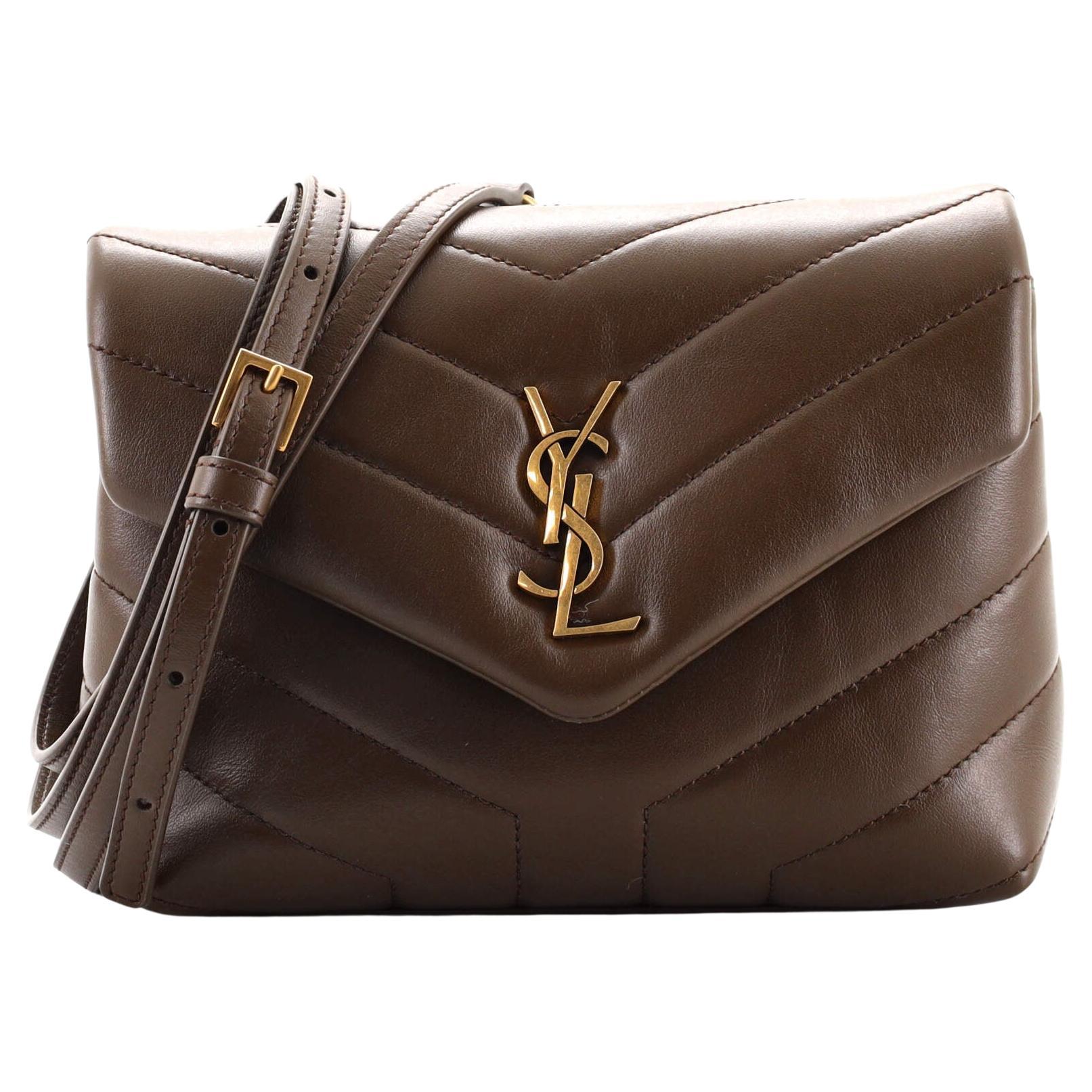 Saint Laurent LouLou Shoulder Bag Matelasse Chevron Leather Medium at