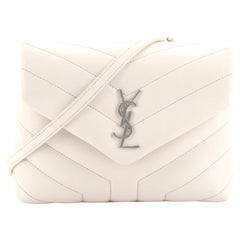 Saint Laurent LouLou Shoulder Bag Matelasse Chevron Leather Toy
