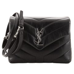 Saint Laurent LouLou Shoulder Bag Matelasse Chevron Leather Toy