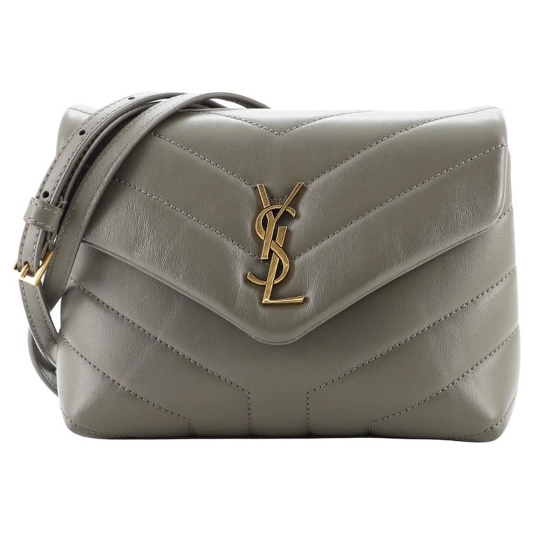 Saint Laurent LouLou Shoulder Bag Matelasse Chevron Leather Toy For