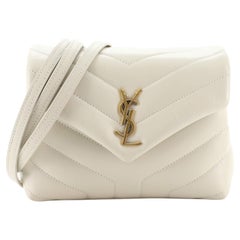 Saint Laurent LouLou Shoulder Bag Matelasse Chevron Leather Toy